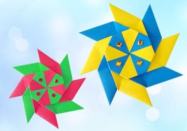 8 Pointed Transforming Origami Ninja Star