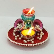 DIY Diya Decoration for Home