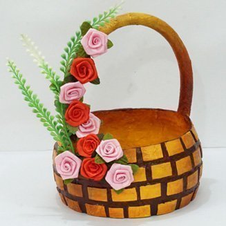 Newspaper Gift Basket Craft
